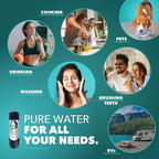 CuZn Under Sink Water Filter for Sink Faucet, 20K Gallons or 2 Year Filtration Life, Reduces PFAs, PFOS, Lead, Chlorine, Improves Taste of Tap Water, NSF/ANSI 42 & 372 Certified High Performance