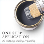AMY HOWARD AT HOME Chalk-Based One Step Paint for Furniture, Cabinetry, Decor, Finish, and More | No Stripping, Sanding, or Priming | Dark Base | 16 Ounce | Good Man is Hard to Find