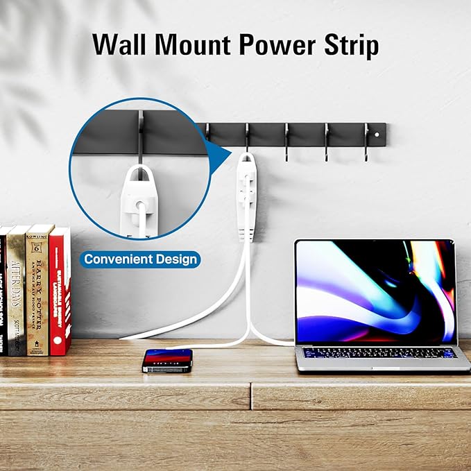 K KASONIC - 25-Feet 3 Outlet Extension Cord, UL Listed, 16/3 SJTW 3-Wire Grounded, 10 Amp 125 V 1625 Watts, Multi-Outlet Indoor/Outdoor Use, White