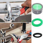 Faucet Aerator, 1.5 GPM Flow Restrictor Plug-In Faucet Aerator Replacement Parts for Bathroom or Kitchen (Green 20 Pieces)