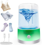 Portable Mini Washing Machine | Compact Deep Cleans Underwear, Baby Clothes, Small Laundry | Lightweight for Apartment, Dorm, Hotel, Travel & Camping | Quiet Energy-Efficient（Green）