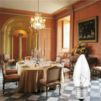 40W Incandescent Torpedo Tip Chandelier, Incandescent Clear Dimmable Light Bulbs and Medium E26 Candelabra Base,Transparent Candle Light Bulbs for Chandeliers, Ceiling Fan Lights (10Pack)