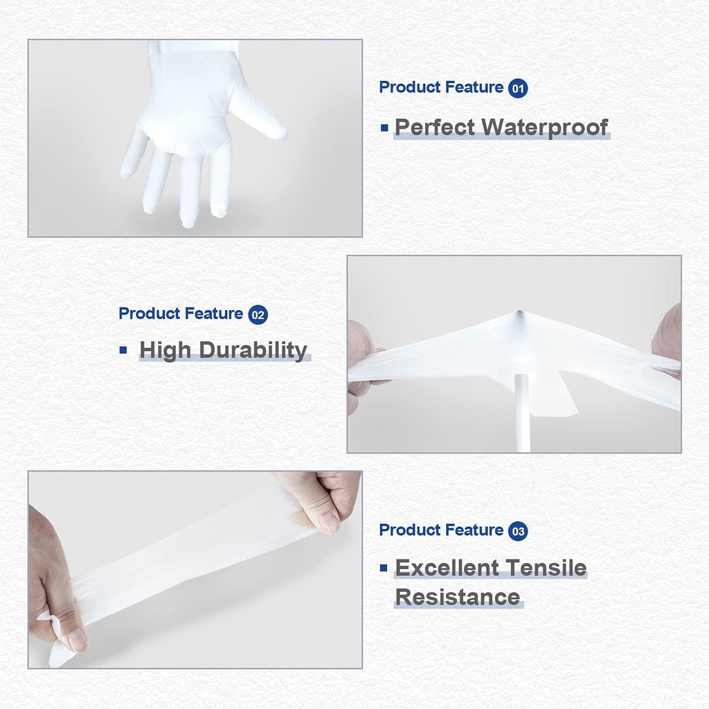 MAMISON TPE Disposable Gloves Plastic Gloves Disposable Latex Free