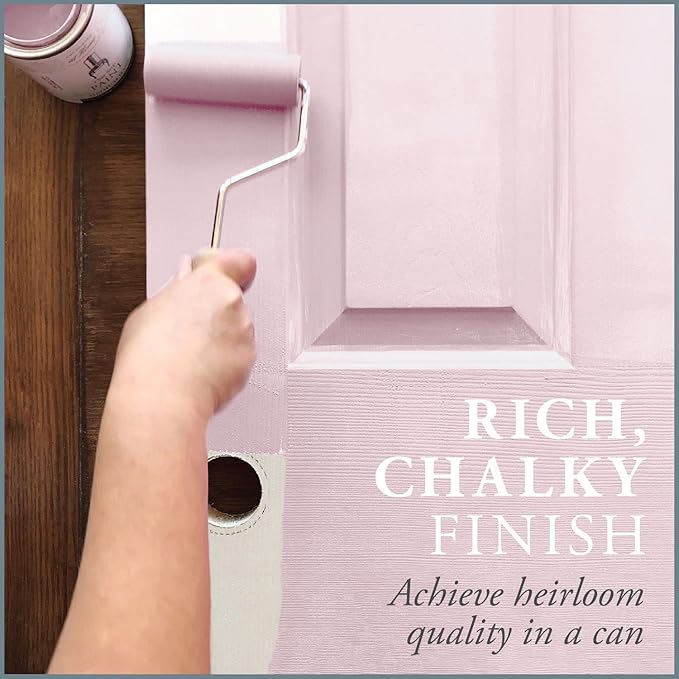 AMY HOWARD AT HOME Chalk-Based One Step Paint for Furniture, Cabinetry, Decor, Finish, and More | No Stripping, Sanding, or Priming | Ultra-Light Base | 16 Ounce | Palmer Pink