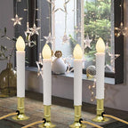 SUNSGNE C7 LED White Replacement Christmas Light Bulbs - 0.6W LED E12 Candelabra Base Bulbs - Perfect for Salt Lamps, Night Lights and Decorative Lights - Pack of 25