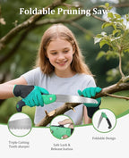 Gardening Tool Set for Women - 10 Piece Heavy Duty Stainless Steel Garden Tools Kit with Ergonomic Non-Slip Handle and Stylish Storage Tote Bag, Ideal Gardening Gifts for Mom, Grandma, Gardeners