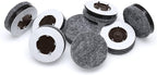 Slipstick GorillaFelt 1-1/2 Inch Felt Glides/Furniture Feet Floor Protectors (Set of 8 Sliders) Nail On Felt Furniture Pads Guaranteed to Stay On, Round, CB270-8