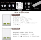 ALLBRIGHT 100% Blackout Roller Blinds Woven Shades with Striped Jacquard, Cordless Window Shades, UV Protection Fabric, Easy-Install for Indoor Home & Office, Dark Blue Old, 51" W x 72" H