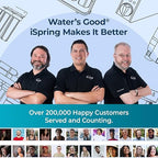 iSpring Whole House Water Filter System, Reduces Iron, Manganese, Chlorine, Sediment, Taste, and Odor, 3-Stage Iron Filter Whole House, Model: WGB31BM, 10” x 4.5” Filters, 1” Inlet/Outlet