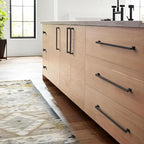 6 Pack 15"(381mm) Matte Black Cabinet Pulls Kitchen Cabinet Handles Drawer Pulls Cupboard Hardware for Cabinets CK0078