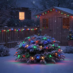 25 Pack C9 LED Christmas Light Bulbs,C9 Plastic Multicolor Replacement LED Bulbs Shatterproof C9/E17 Candelabra Base 0.6 Watt Great for Outdoor Indoor Night Lights Holiday Christmas Tree Decor