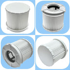 2 Pack 162518-0 Round Wet/Dry HEPA Filters Replacement for Makita 18V LXT (36V) Cordless 2 Gallon HEPA Filter Wet/Dry Dust Extractor/Vacuums XCV11Z & ADCV11Z