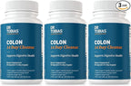 Dr. Tobias Colon 14 Day Cleanse, Advanced Gut Cleanse Detox for Women & Men with Cascara Sagrada, Psyllium Husk, Senna Leaf & Probiotics, Non-GMO Colon Cleanse, 3 Bottles of 28 Capsules (1-2 Daily)
