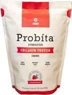 VISI Probita Hydrolyzed Collagen Protein Chews - 60 Chews - Non GMO (Lingonberry)