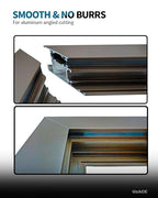 12-Inch 100-Tooth Circular Saw Blade, 1-Inch Arbor, Aluminum, Non-Ferrous Metal Cutting Blade, Carbide Tip, Thin Kerf, for Medium Aluminum, Plastic, Composite