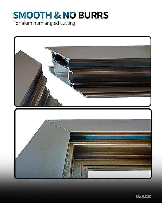 5-1/2-Inch 50-Tooth Circular Saw Blade, 5/8-Inch Arbor, Aluminum, Non-Ferrous Metal Cutting Blade, Carbide Tip, Thin Kerf, for Thin Aluminum, Plastic, Composite