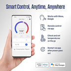 Westinghouse 11kW 240V Tankless Water Heater Electric, Up to 2.6 GPM Instant Hot Water Heater, 1-3 Point of Use Hot Water, Wi-Fi Enabled, APOLO-11k