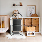 2 Step Ladder, Folding Lightweight Step Stool with Wide Anti-Slip Pedal for Home, Office, Kitchen and Garage, Service Height 18.5 inch, 400 lbs Capacity