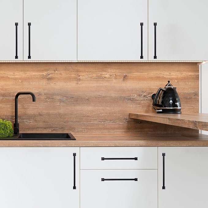 COTYKILEY 6 Pack 15 Inch(381mm) Oil Rubbed Bronze Cabinet Handles Kitchen Cabinet Pulls Cabinet Door Handles Kitchen Cabinet Hardware Cupboard Drawer Pulls Dresser Handles