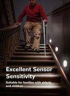 Homelist 3 Pack Motion Sensor Lights Indoor, Rechargeable Wireless LED Puck Lights, Battery Operated Motion Sensor Night Light for Closet, Stairs, Kitchen, Cabinet, Toilet