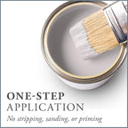 AMY HOWARD AT HOME Chalk-Based One Step Paint for Furniture, Cabinetry, Decor, Finish, and More | No Stripping, Sanding, or Priming | Ultra-Light Base | 32 Ounce | Spa White
