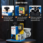 Electric Wire Stripper Machine, 0.06"-1" Automatic Wire Stripping Machine for Scrap Wire, 5 Channel Copper Wire Stripper Power Tool for Cable Recycling