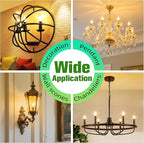 LED Candelabra Bulbs B10, E26 Base, 2700K Soft White, 6W, 60 watt Equivalent, 600LM, Clear Glass Candle Shape Bulbs for Chandelier Light Fixture, Non-Dimmable, 6 Pack