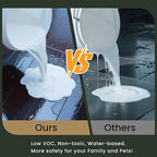 Waterproof Sealant 5 Gallon, ORIENTAL YUHONG Clear Acrylic Coating, UV Defense, High Flexibility Waterproof Adhesive for Roof, Concrete, Wall Indoor & Outdoor