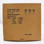 25 Pack Candle Light Bulbs,Crystal Clear Torpedo Tip Candelabra Replacement Bulbs Fit C7/E12 Candelabra Base,7 Watt C26 Replacement Night Light Bulb for Electric Window Candle Lights