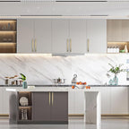 Asidrama 10 Pack 11.3 Inch(288mm) Brushed Antique Brass Kitchen Cabinet Handles, Cabinet Pulls Kitchen Cabinet Hardware for Cupboard Drawer Pulls