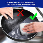 12PCS Non-Scratch Multipurpose Steel Wire Dishcloths - Reusable Quick-Dry Odor-Free Scrub Cloths for Dishes, Kitchen Cleaning Cloths for Cookware, Sinks, Stove Tops(9.84X9.84)