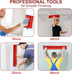 DEKEones 24Inch/60CM Skimming Blade, Stainless Steel Drywall Smoothing Spatula for Large Working Area Wall Decoration Construction Tool