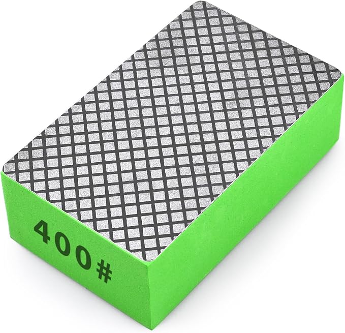 1pcs Diamond Hand Polishing Pads for Ceramic Tile Glass Grinding,Sanding Blocks Polishing 400#