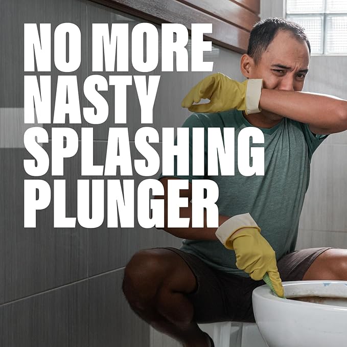 Green Gobbler Liquid Toilet Plunger | Clog Remover | Safe for Toilets and Septic