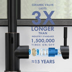 GIMILI Oil Rubbed Bronze Touchless Kitchen Faucet with Pull Down Sprayer Motion Sensor Smart Hands-Free Activated Single Hole Spring Faucet for Kitchen Sink