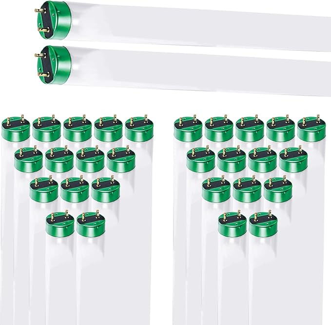 DYSMIO Case of 30 48 inch 32 Watts T8 High CRI Fluorescent Tube Light eco- Friendly Replacement Bulbs with Alto II Technology- 30 Pack, 4000K - Cool White