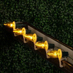 Novelty Lights Incandescent Christmas Replacement Bulbs - Indoor/Outdoor Individual Bulbs for Christmas Tree, Display, & More - C9/E17 Intermediate Base, 7 Watt Lights (Yellow, 25 Pack)