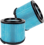 VF3500 HEPA Filter Replacement for Ridgid Shop Vacuum 3/4/4.5 Gallon Wet Dry Portable Vacuums,3-Layer Filters for Ridgid WD3050, WD4070, WD4080, WD4522, WD 4050, 4000RV, 4500RV (2 PACK)