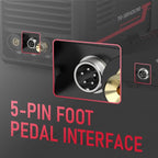 YESWELDER 200A AC/DC Aluminum Tig Welder with Pulse Large LED Display, Digital Inverter STICK/TIG 110/220V Dual Voltage TIG Welding Machine TIG-200P ACDC