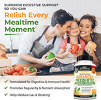 Prebiotics for Advanced Gut Health - Immune System Support & Dietary Fiber - Fuels Good Bacteria Growth to Promote Digestive Health - Gas & Digestion Support - Probiotics for Men & Women -120 Capsules