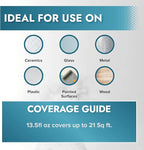 Polar All Surface Primer Matte White - 2 x 13.5 Fl Oz - Ideal for Wood, Metal, Plastic, Brick - Enhanced Adhesion & Quick Drying