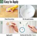 DWIL Matte Finish Furniture Paint - 5 Oz Wood Paint for Cabinets, Doors, Tables, and Dressers Refinishing - Water-Based, Non-Toxic & Odorless, Easy to Apply(Olive Green)-Trial Pack