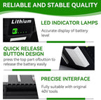 2-Pack 7500mAh Replacement for RYOBI 40V Battery Li-ion Compatible with Ryobi 40Volt Cordless Power Tools OP40601 OP4040 OP40401 OP4026 OP40261 OP4050A