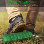 2 Pack of IP44 Outdoor Waterproof Box by Restmo, Weatherproof Extension Cord Cover, Safety Connection Seal for Outdoor Outlet, Electrical Plug, Holiday Decorations, LED Strip Light, Power Tool, Green