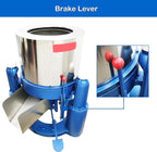 INTSUPERMAI Centrifugal Dewatering Drying Machine 110LB Capacity Industrial Laundry Centrifugal Dryer Commercial Spin Dryer Wool Processing Washing Dry Machine 4HP Three Phase Electricity