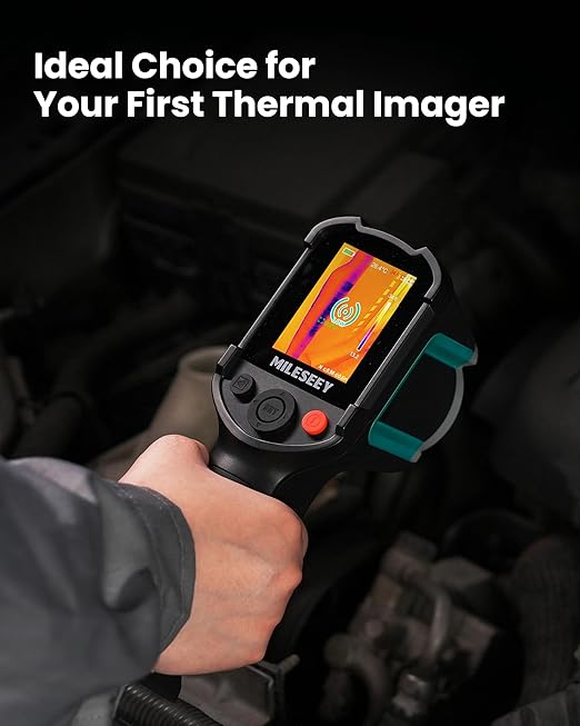 MiLESEEY TR20 Thermal Imaging Camera, 320 x 240 Resolution, 50Hz Refresh Rate, NETD ≤40mk, Portable Handheld Infrared Thermal Imaging Camera with Auto Hot/Cold Spot Tracking