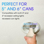 Energetic BR30 LED Recessed Light Bulb, 11W=75W, 2700K Soft White, 900LM, Dimmable Ceiling Flood Light Bulb for Cans, CRI85+, 6-Pack