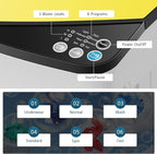 Portable Washing Machine, ARLIME Compact Mini Full-Automatic Laundry 2-In -1 Washer & Spin Dryer 7.7lbs Capacity W/Drainage Pump & Long Hose For Condo, Apartments, Dorms, RV’s Camping Living (Yellow)