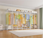 VIPEK V70 Extra Large Clothes Rack Heavy Duty Clothing Rack, Freestanding Wardrobe Metal Closet for Hanging Clothes, Bedroom Organizer and Storage, Max Load 1670lbs, White