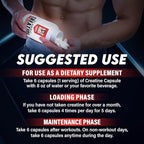 Creatine Monohydrate Capsules - 5000mg + BioFit™ (Max Strength) Supports Muscle Growth & Recovery, Performance, Cognitive Health - Creatine Pills for Men & Women - Made in USA + 180 V Capsules
